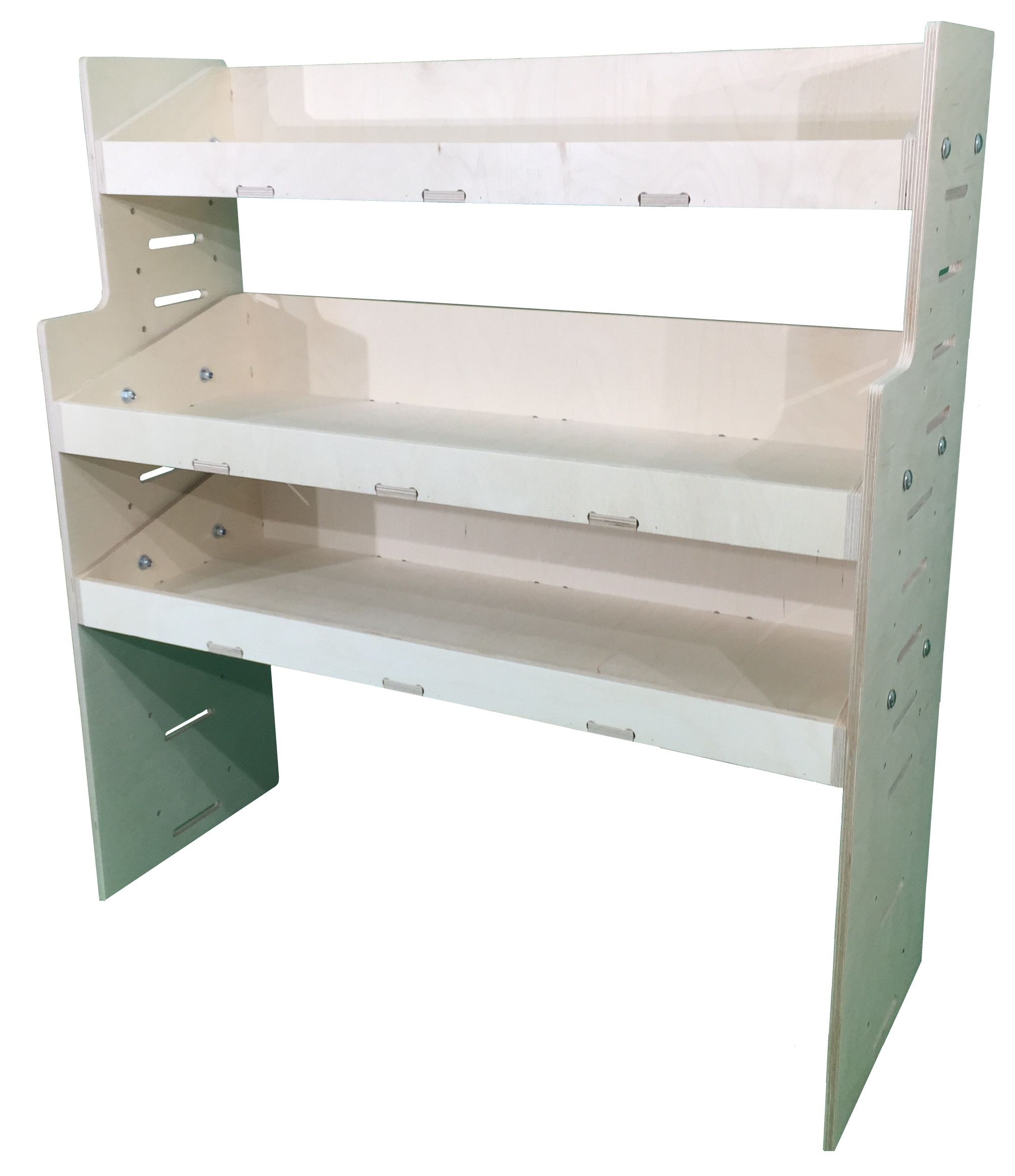 Van Plywood Shelving and Racking Storage System 1087mm(H) x 1000mm(W) x 384mm(D) - BVR1010382261