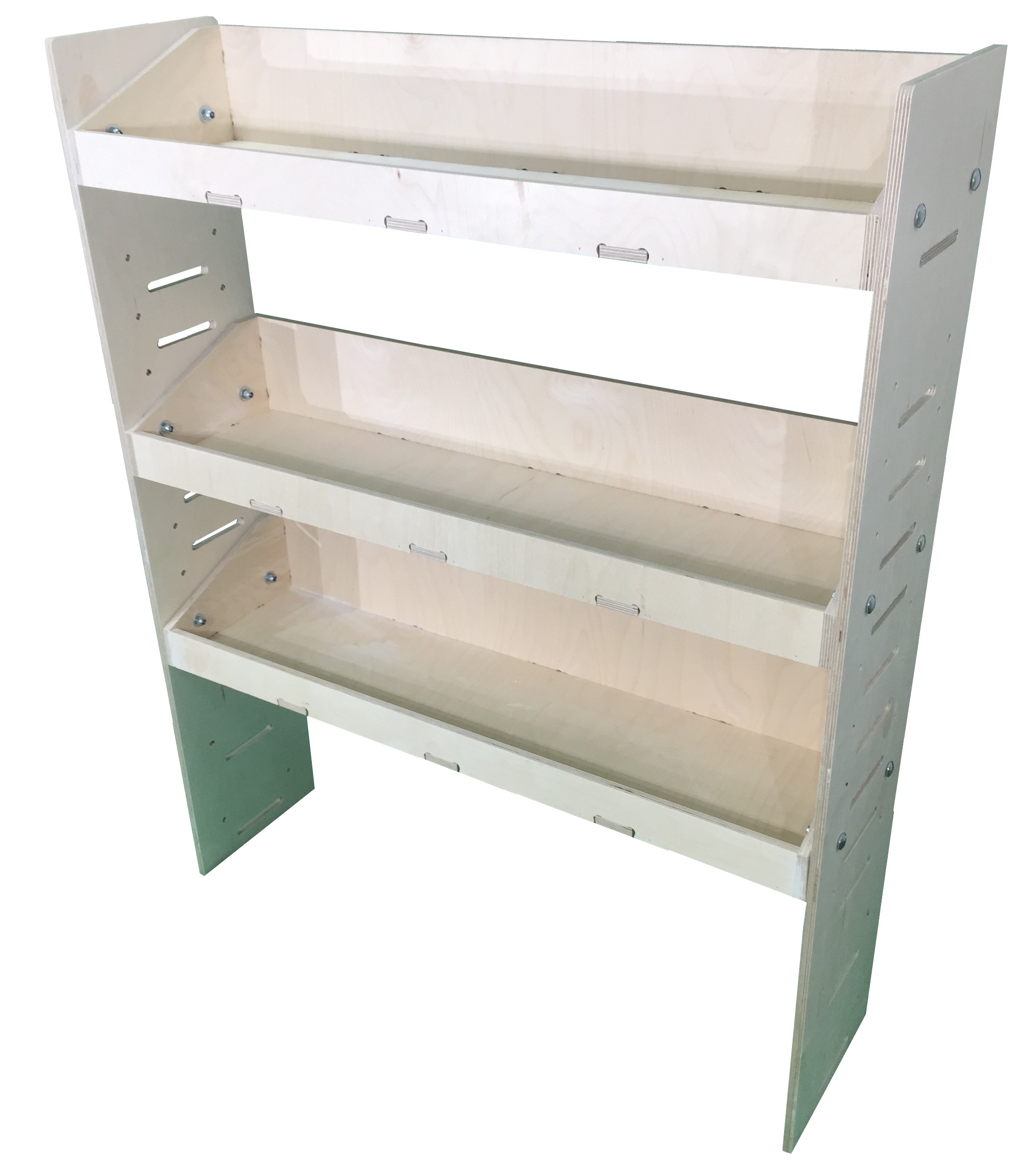 Van Plywood Shelving and Racking Storage System 1237mm(H) x 1000mm(W) x 269mm(D) - BVR1210263
