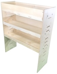 Van Plywood Shelving and Racking Storage System 1237mm(H) x 1000mm(W) x 384mm(D) - BVR1210383T